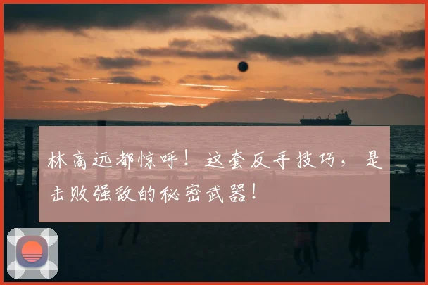 林高远都惊呼!这套反手技巧,是击败强敌的秘密武器!