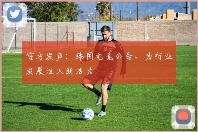 官方发声:韩国电竞公告,为行业发展注入新活力